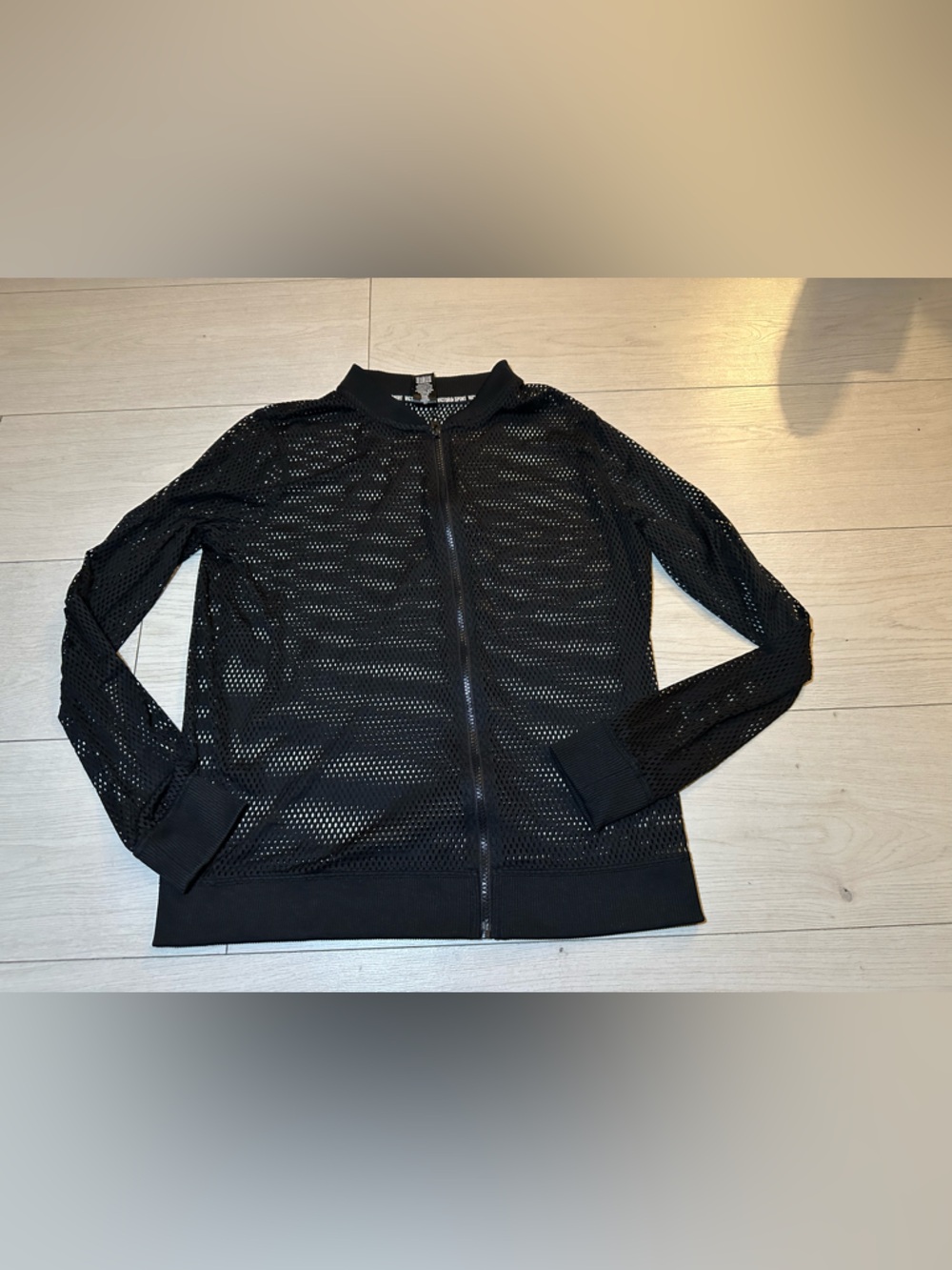 Victoria Secret sport perforated zip-up active jacket